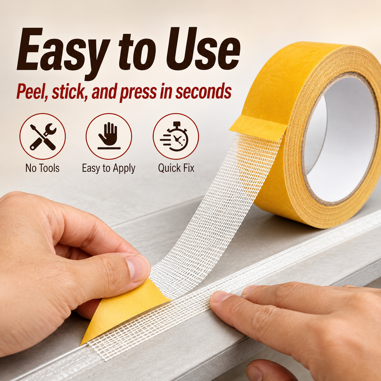 Strong Adhesive Double-sided Mesh Tape