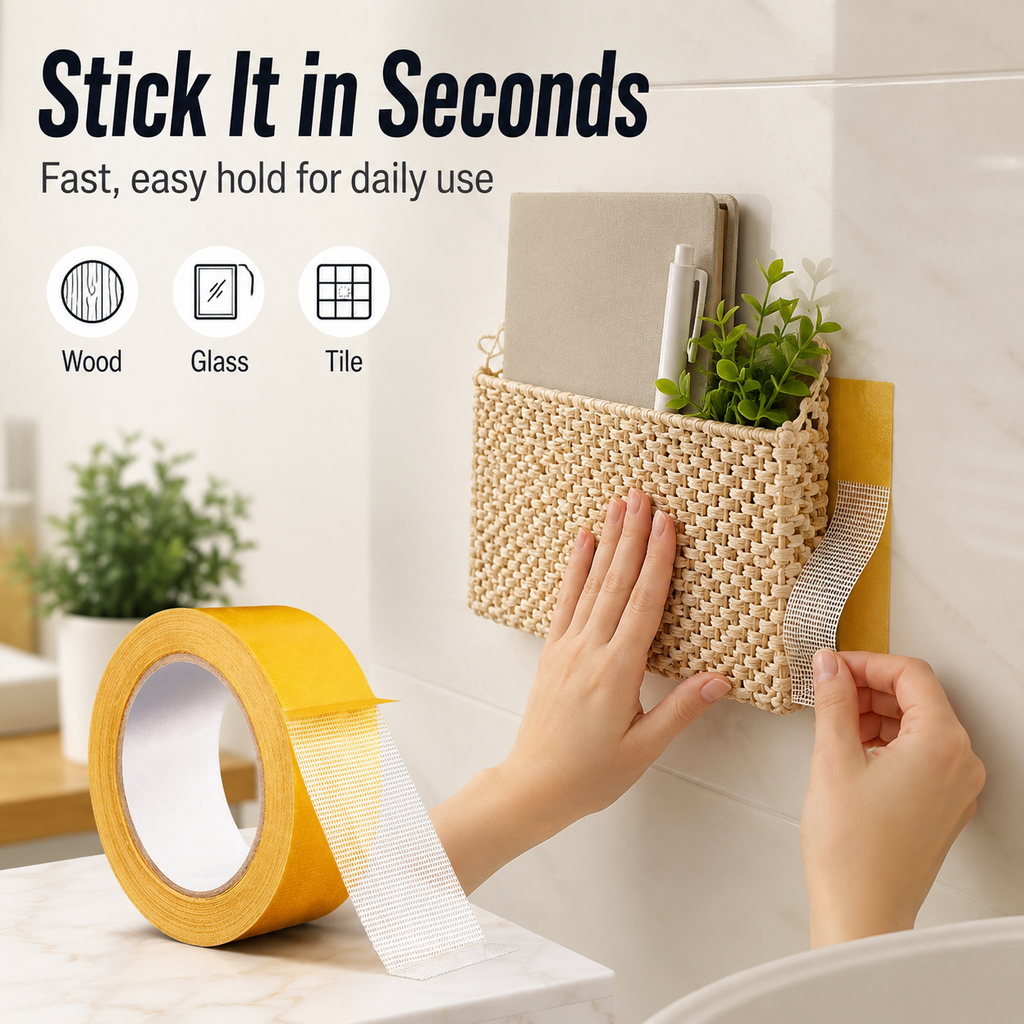 Strong Adhesive Double-sided Mesh Tape